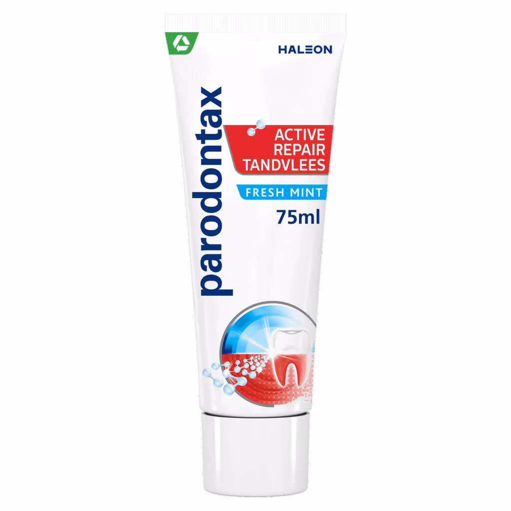 Parodontax Tandpasta 75 ml.	Active Repair Tandvlees Fresh Mint
