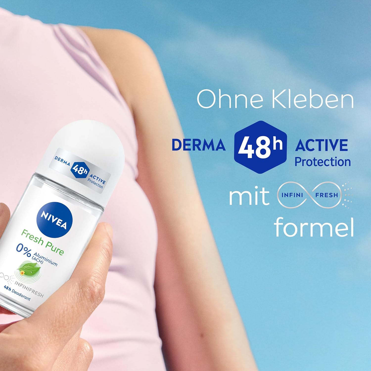 Nivea Roll-On 50 ml.	Fresh Pure 0%
