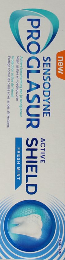 Sensodyne Proglasur Tandpasta 75 ml.	Active Shield Fresh Mint