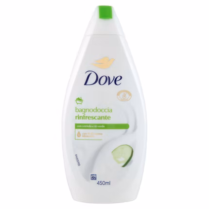 Dove Refreshing Shower Gel With Cucumber And Green Tea 450 Ml