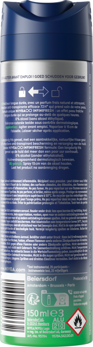 Nivea Deospray 150 ml. MEN	Fresh Sensation