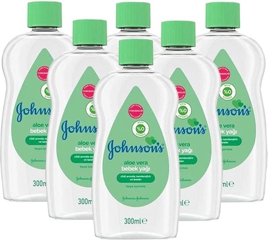 Johnson's Baby Olie 300 ml.	Groen (Aloe Vera)
