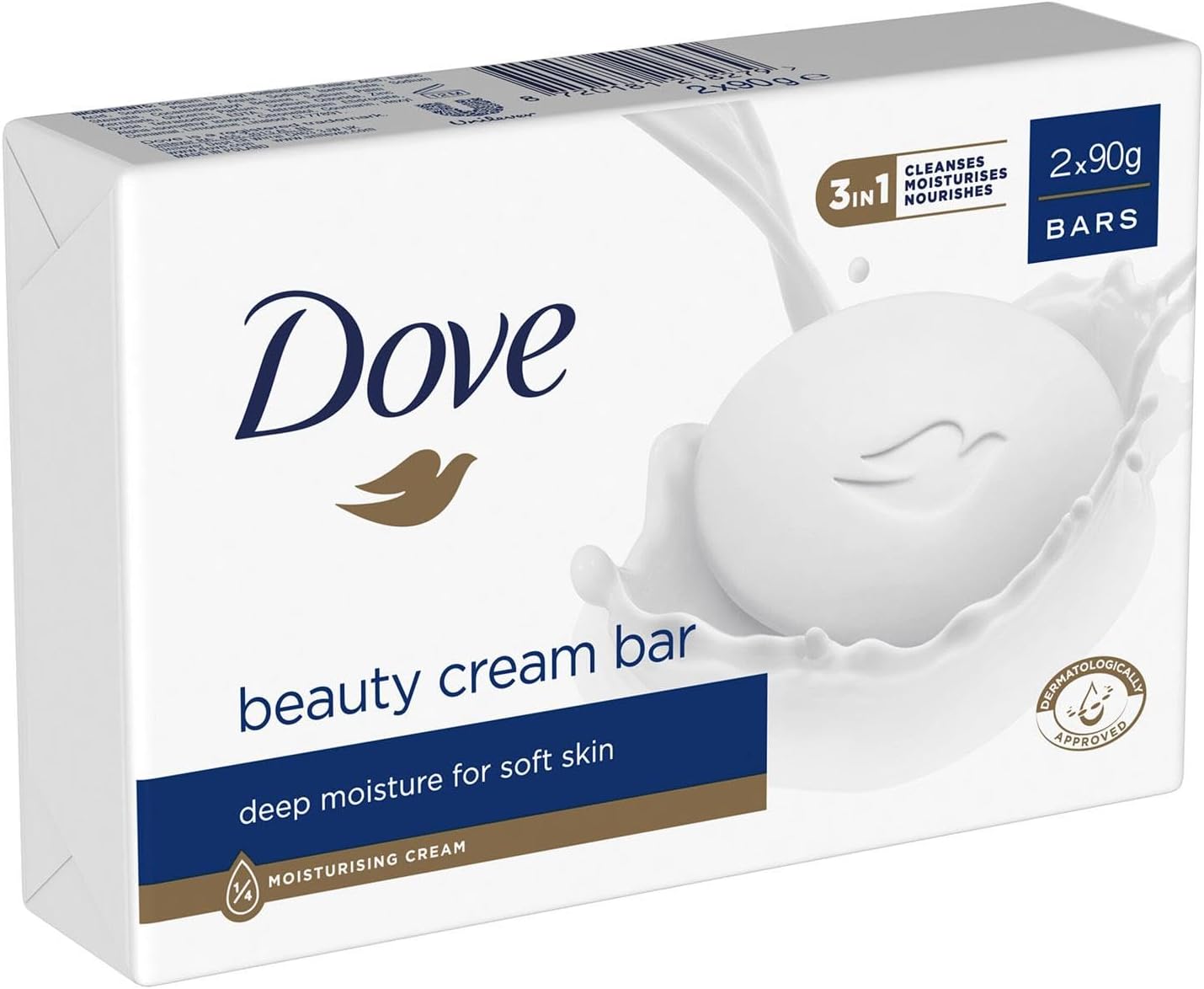 Dove Original Beauty Cream Bar 3-in-1 – 2 x 90g