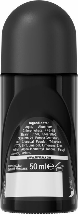 Nivea Roll-On 50 ml. For Men	Deep (Black Carbon)