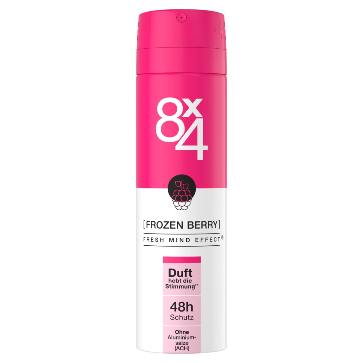 8x4 Deospray 150 ml.	Frozen Berry