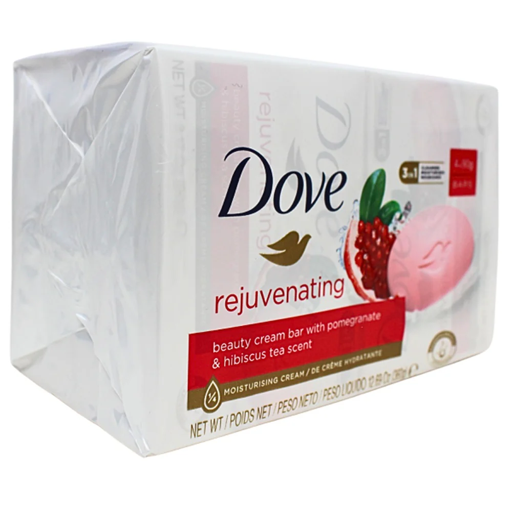 Dove Toiletzeep 90 gr.	Revigorizante (Granaatappel)(4-pak)