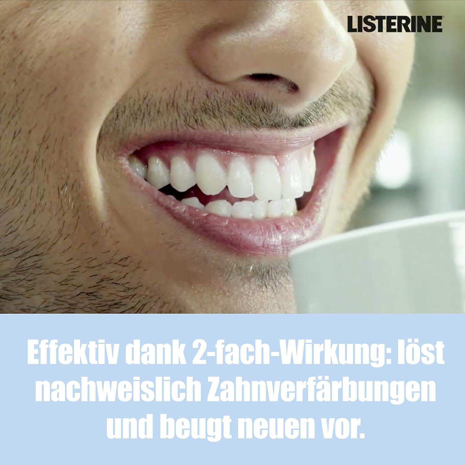 Listerine Mondwater 500 ml.	Advanced White Milde Smaak
