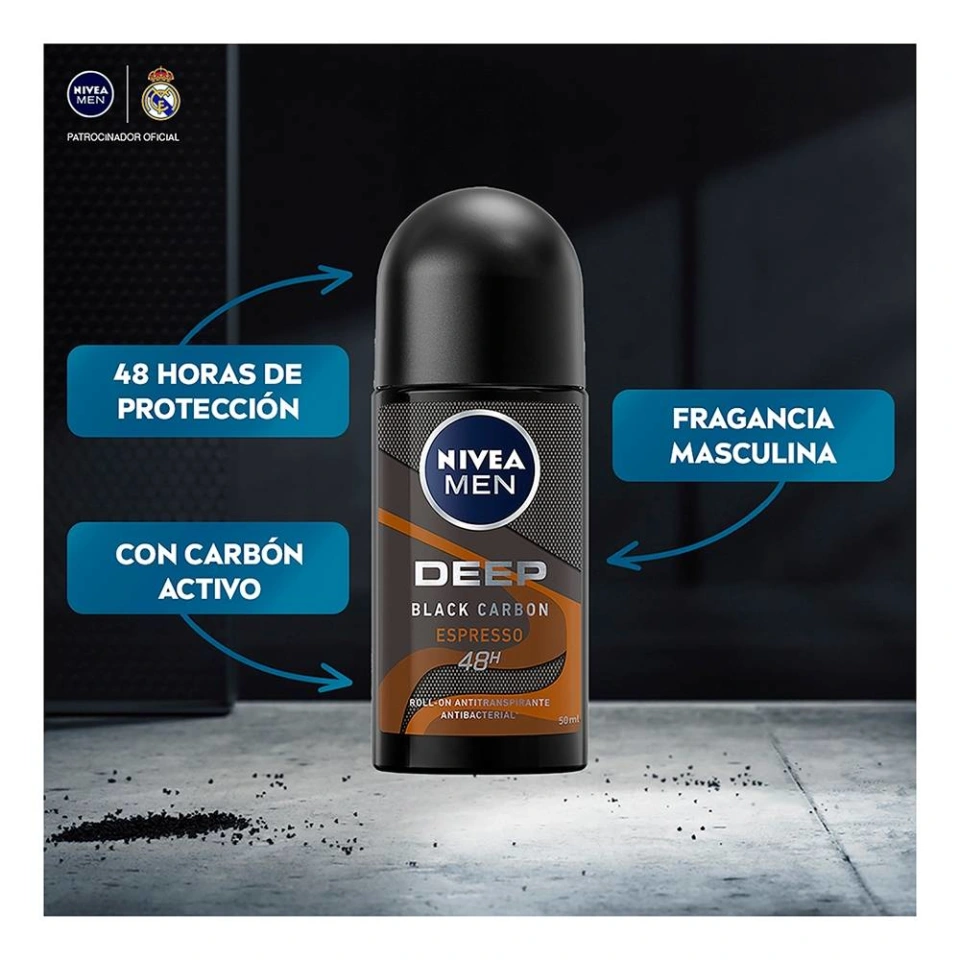 Nivea Roll-On 50 ml. For Men	Deep (Espresso)