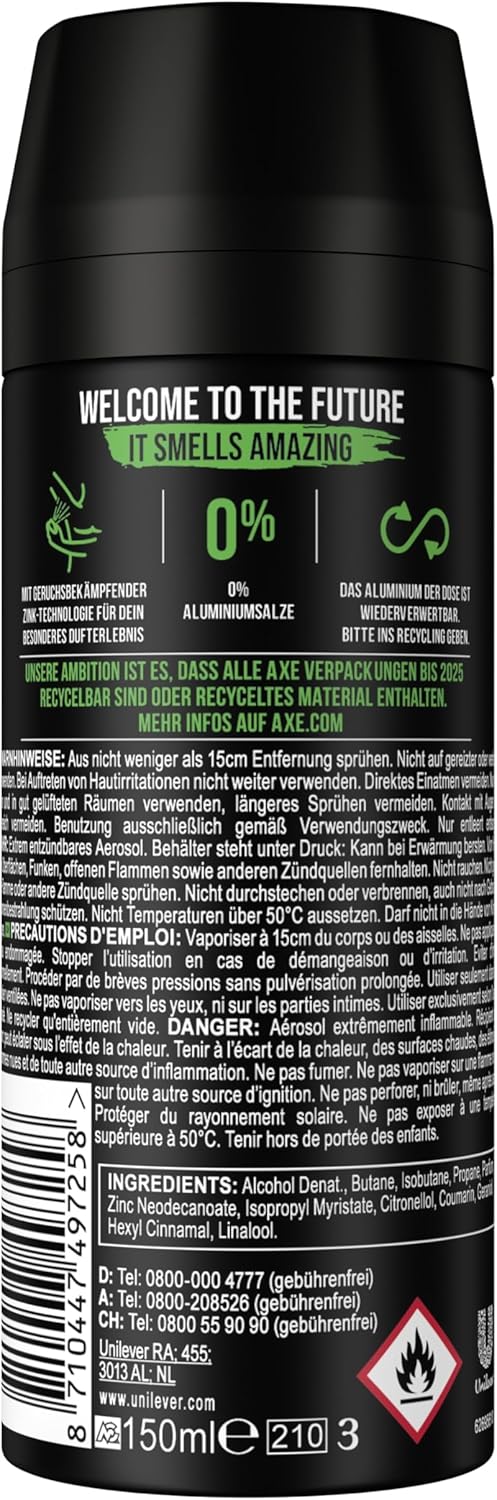 Axe Deospray 150 ml.	Africa