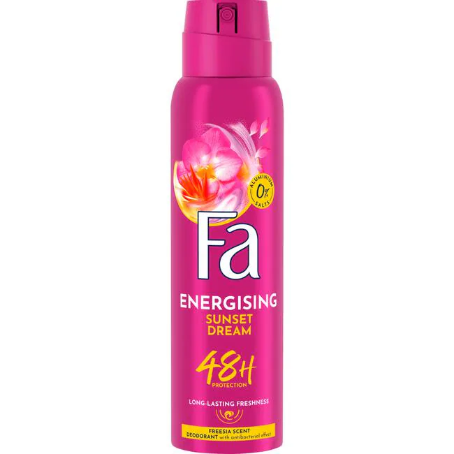 FA Deospray 150 ml.	Energising Sunset Dream