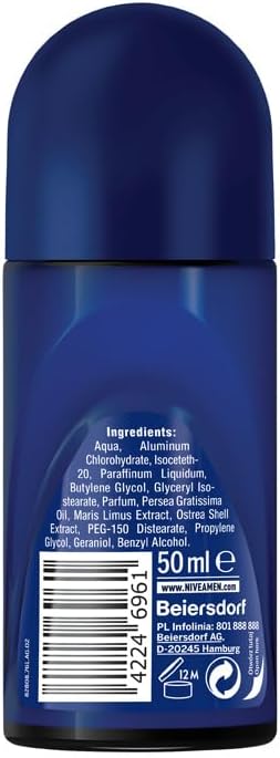 Nivea Roll-On 50 ml. For Men	Fresh Active