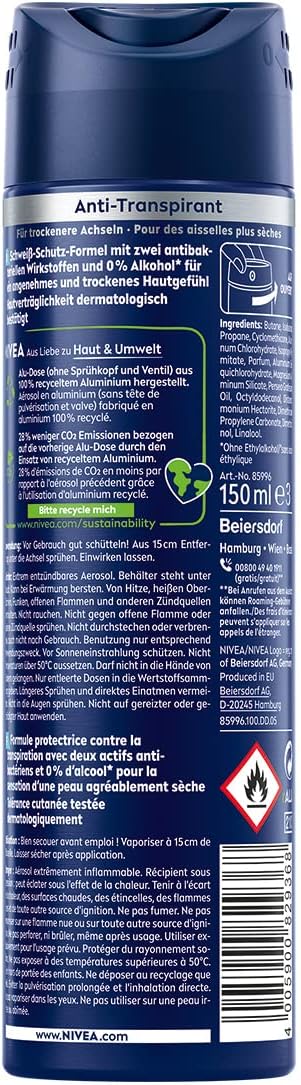 NIVEA MEN Deospray 150 ml – Dry Active
