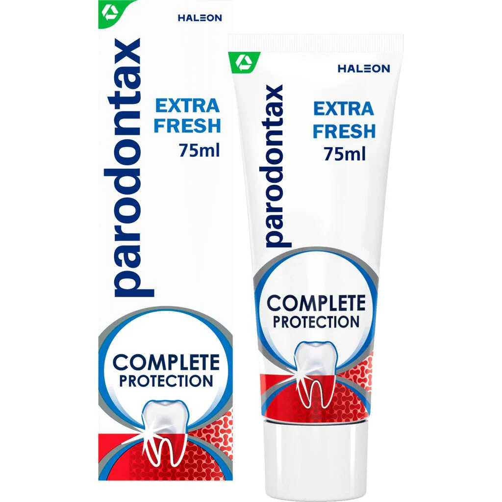 Parodontax Tandpasta 75 ml.	Complete Protection Extra Fresh