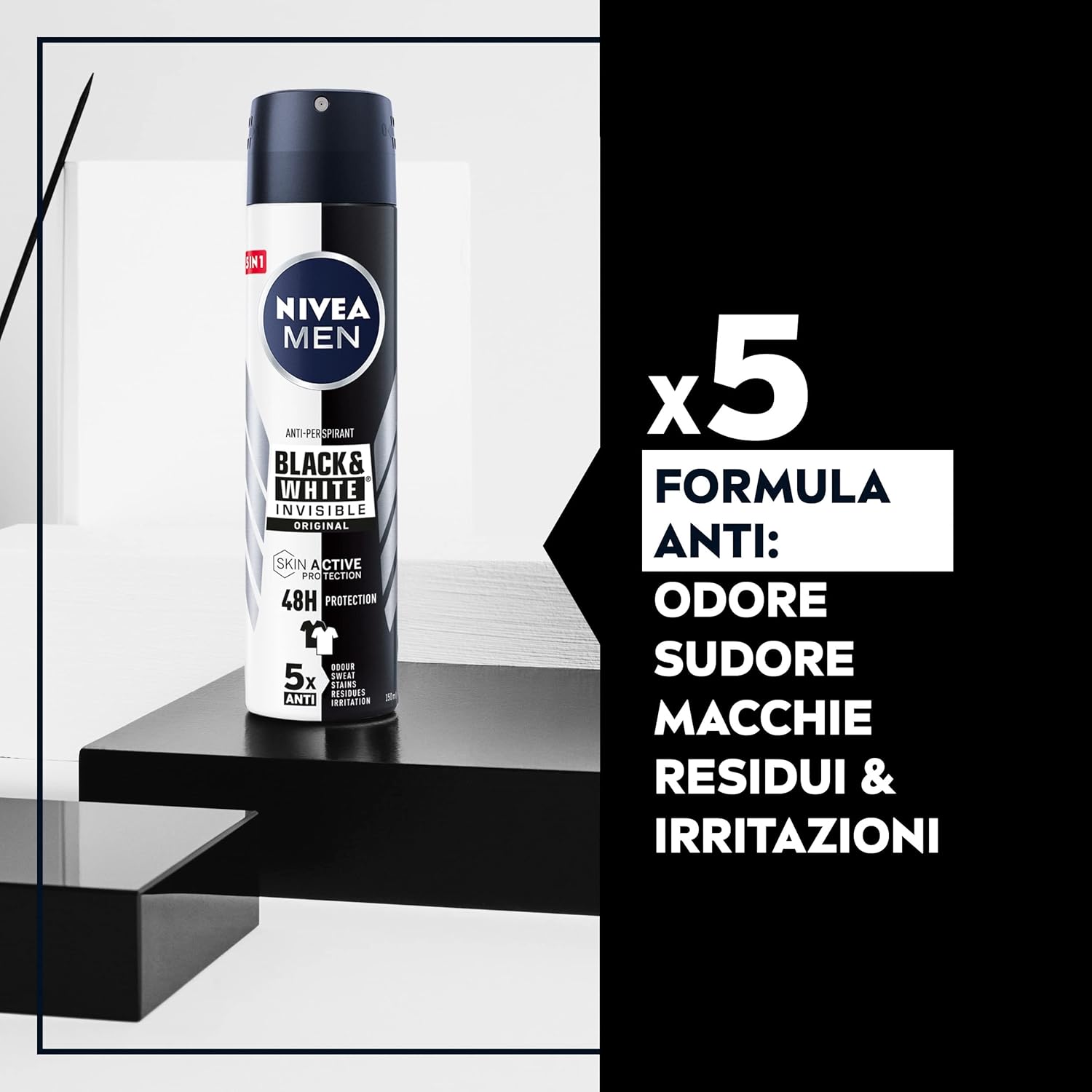 Nivea Deospray 150 ml. MEN	Black & White Maximum Protection