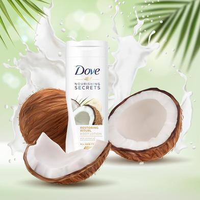 Dove Body Lotion 400 ml - Restoring Care (Kokos)