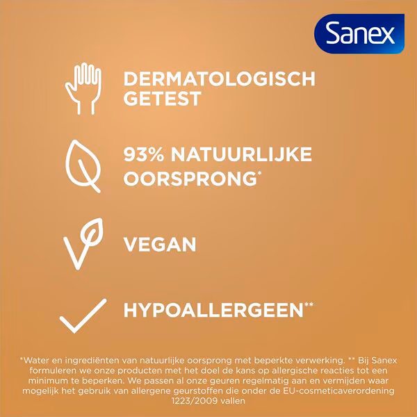Sanex Douchegel 400 ml – Zero % Sensitive (Hypoallergeen)