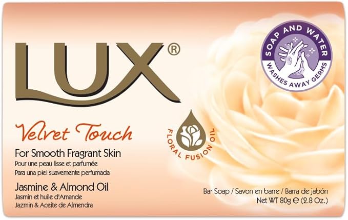 Lux Toiletzeep 80 gr.	Wit/Beige (Velvet Touch)