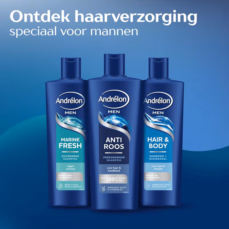 Andrelon Shampoo 400 ml.(Nieuw)	Men Anti Roos