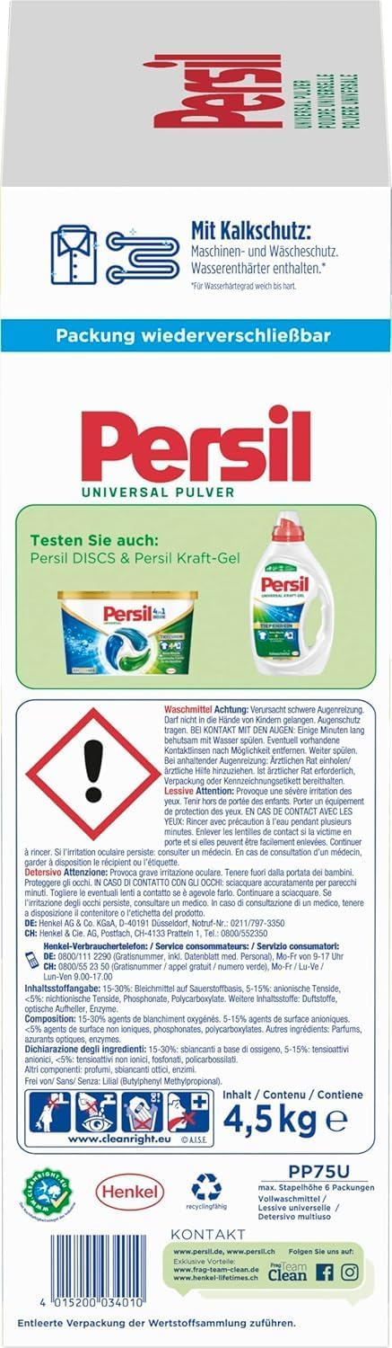 Persil Washing powder Universal 75WL
