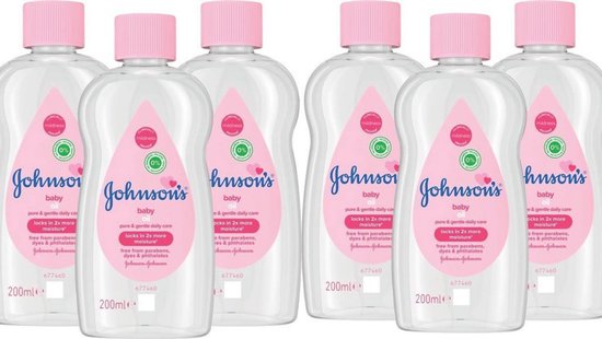 Johnson's Baby Olie 300 ml.	Roze