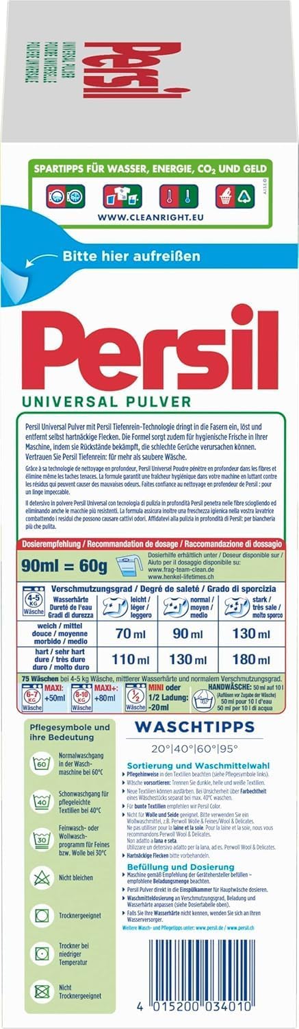 Persil Washing powder Universal 75WL
