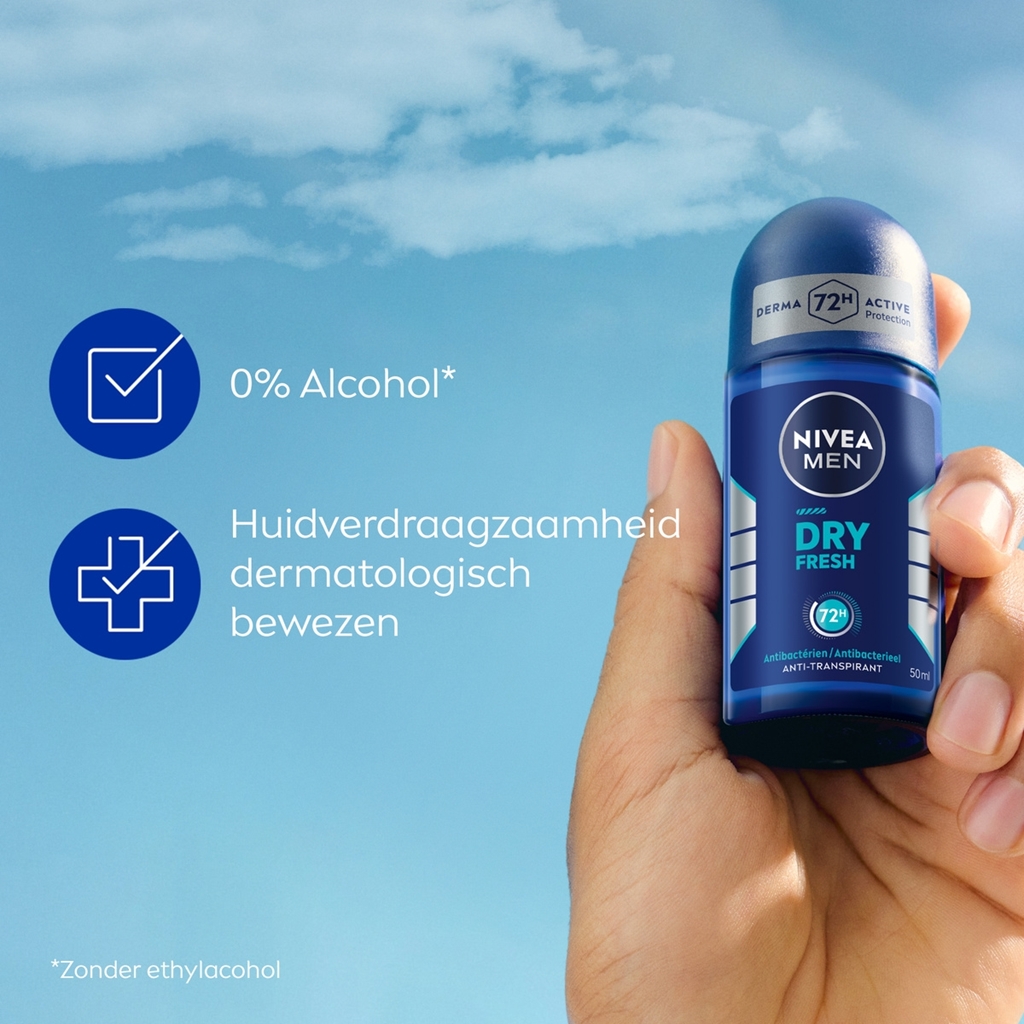 Nivea Roll-On 50 ml. For Men	Dry Fresh