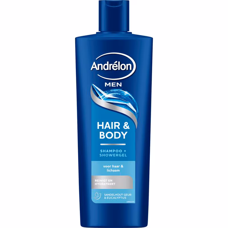 Andrelon Shampoo 400 ml.(Nieuw)	Men Hair & Body