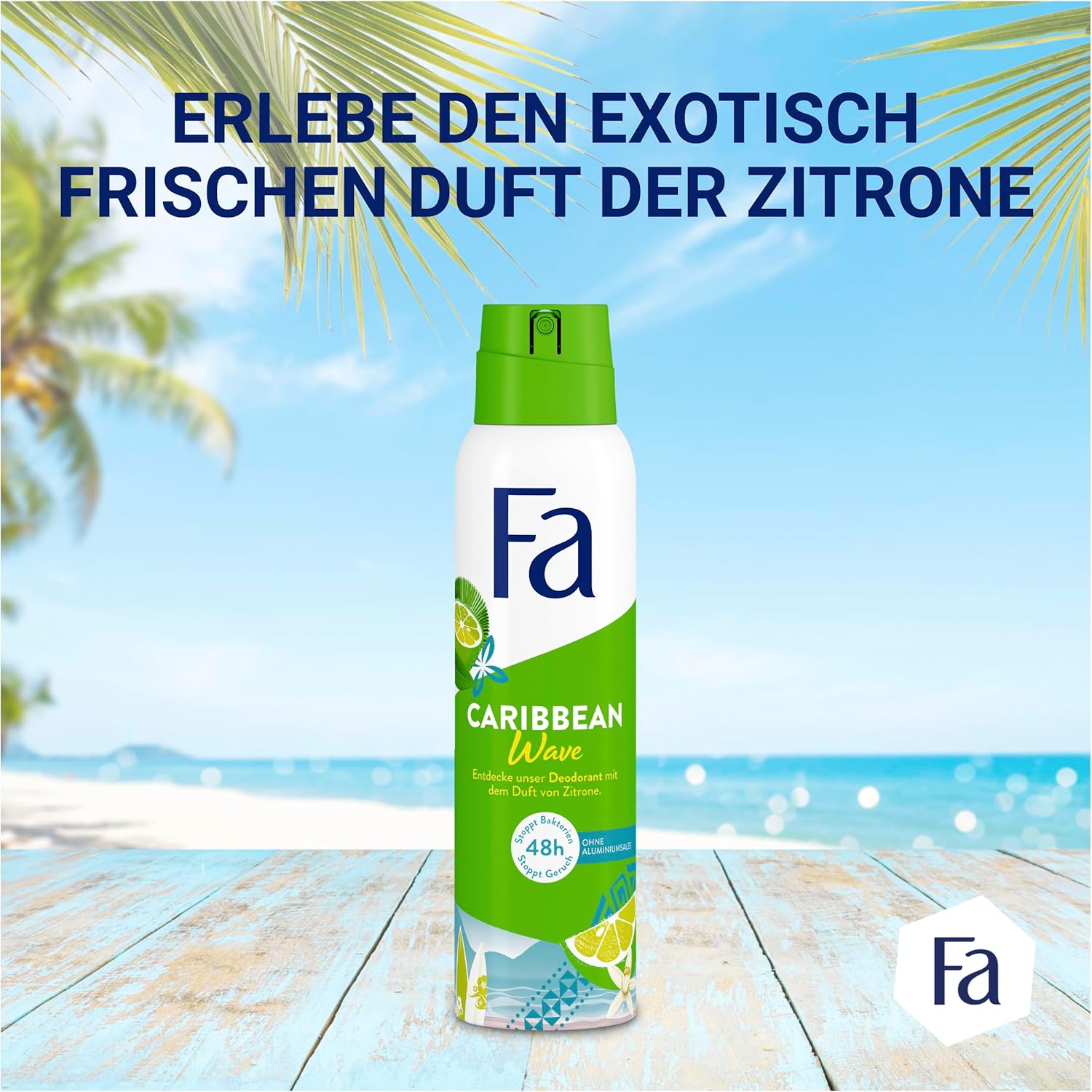 FA Deospray 150 ml.	Caribbean Wave