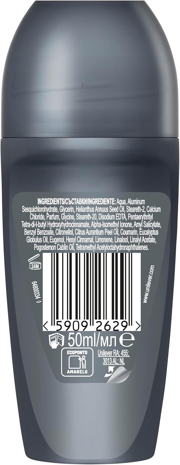 Dove Roll-On 50 ml. Men+Care (Nieuw)	Invisible Dry 48h