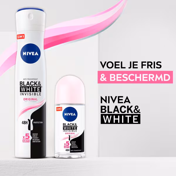 Nivea Deospray 150 ml.	Invisible Black&White Original