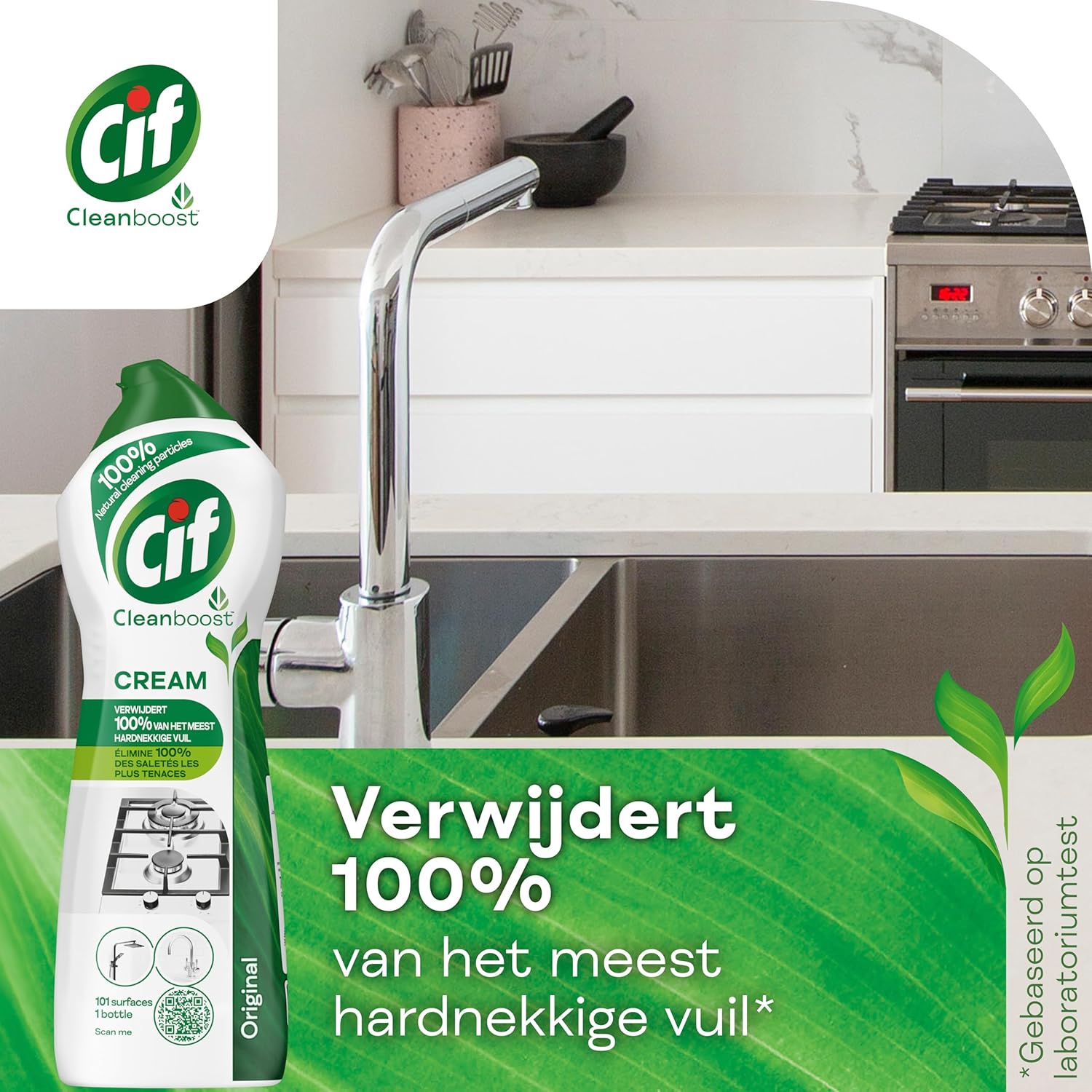 CIF Crema Con Microparticelle Cream Cleaning Agent 500ml