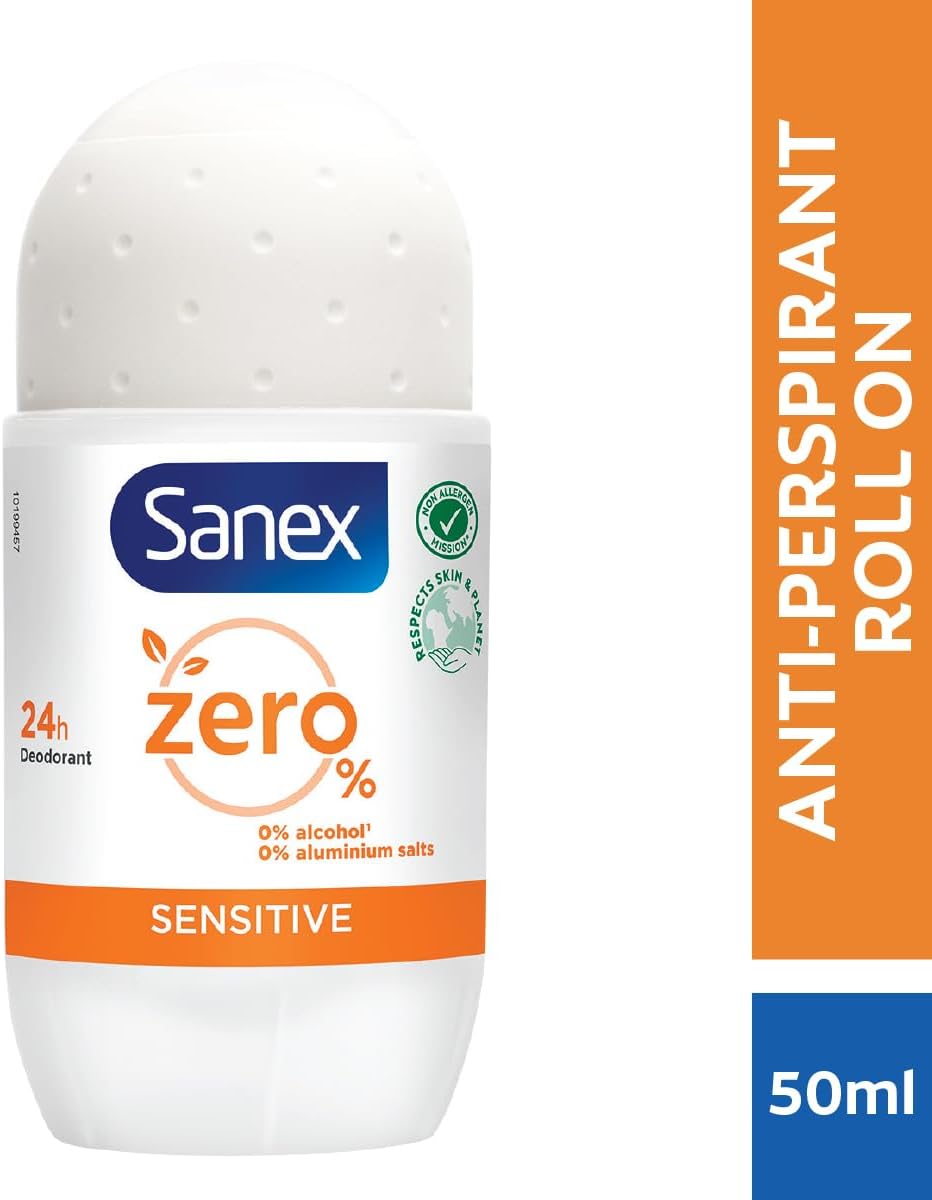 Sanex Roller 50 ml.	Zero % Sensitive Skin