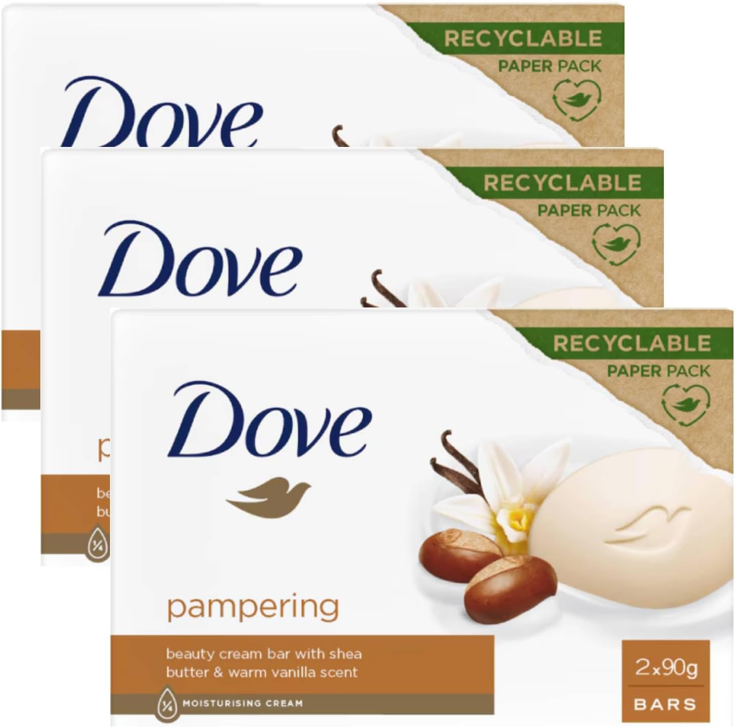Dove Pampering Soap - 2 X 90 Grams