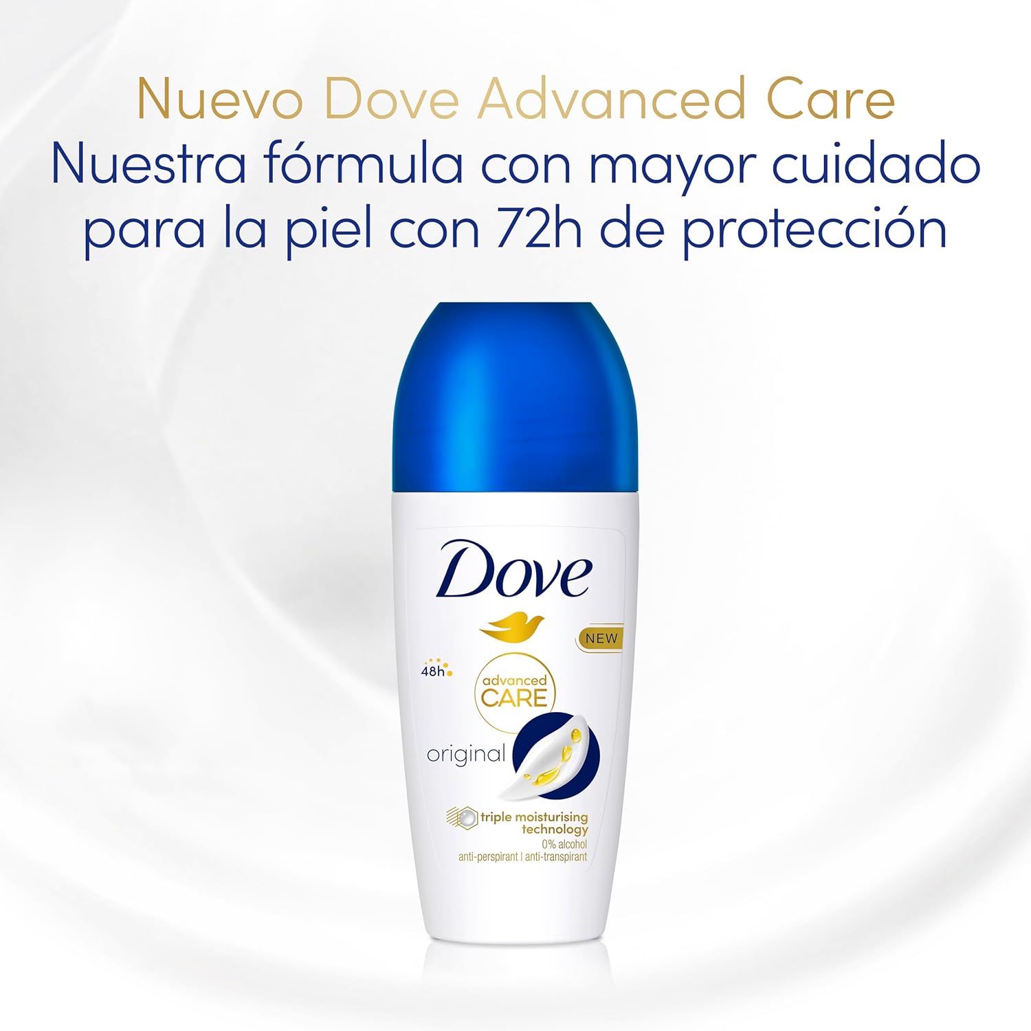 Dove Roll-On 50 ml.(Nieuw)	Original 48h