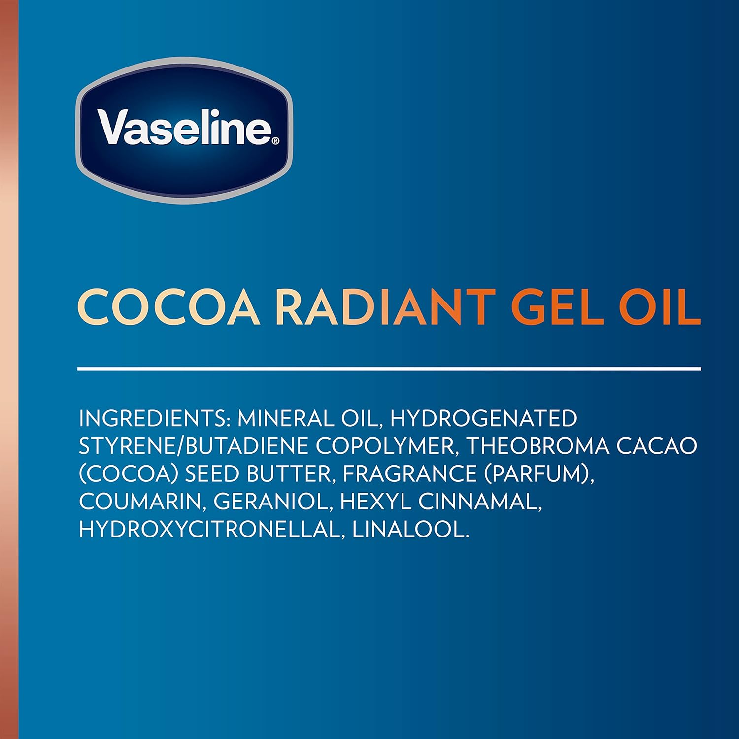 Vaseline Body Oil 200 ml.	Cocoa Radiant