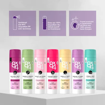 8x4 Deospray 150 ml.	Vanilla Twist