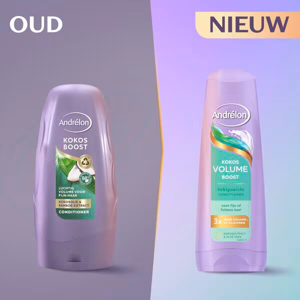 Andrelon Conditioner 200 ml.(Nieuw)	Kokos Volume Boost