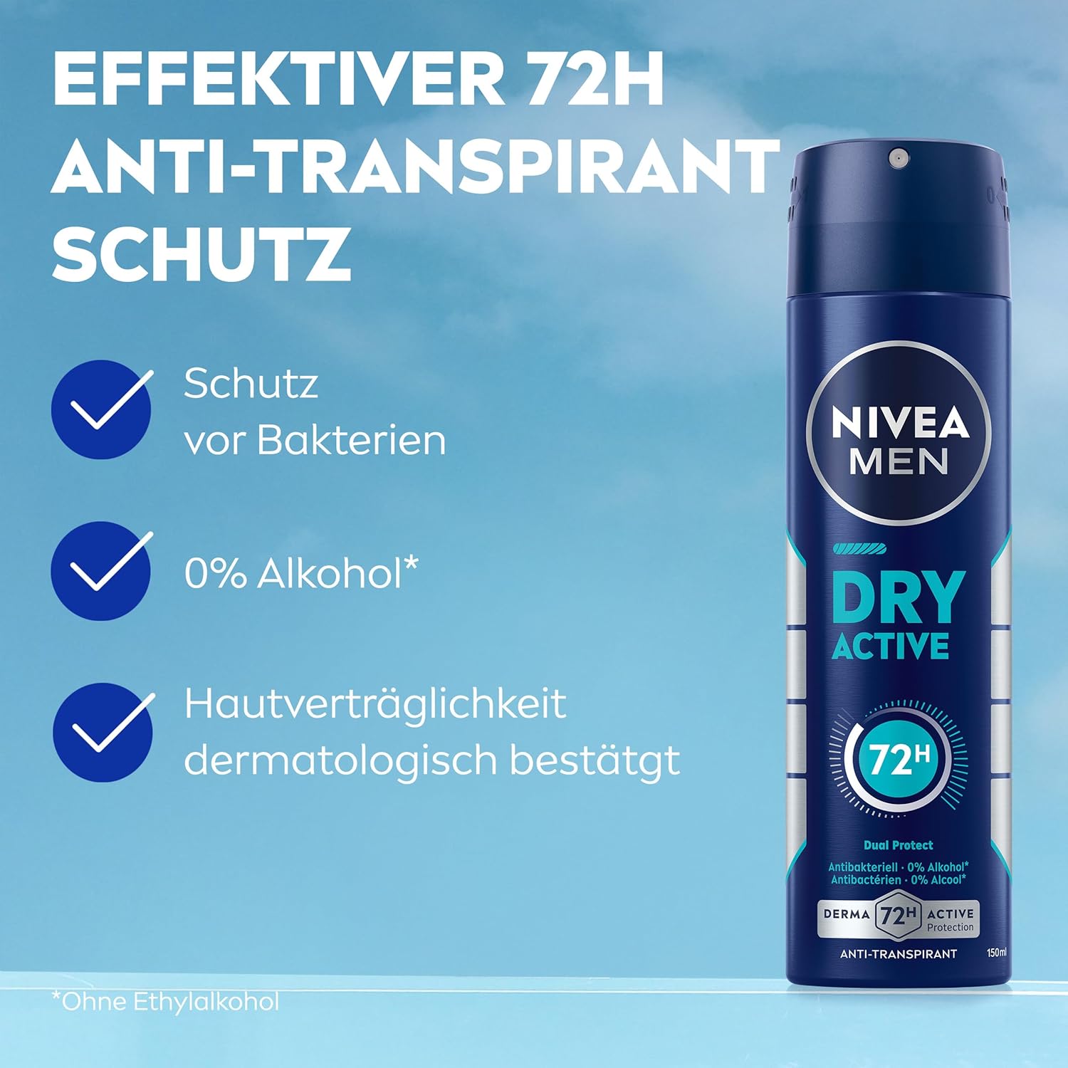 NIVEA MEN Deospray 150 ml – Dry Active