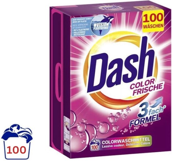 Dash Laundry Powder 100 Washes 6kg Color Fresh
