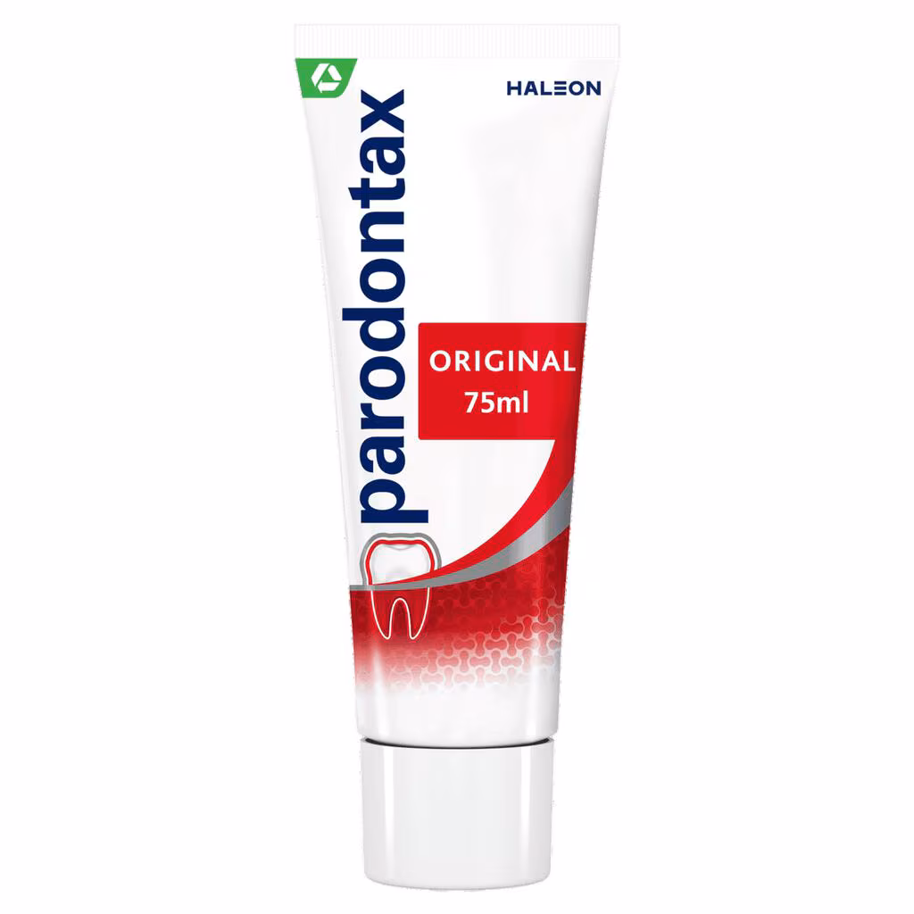 Parodontax Tandpasta 75ml.	Fluor/Original