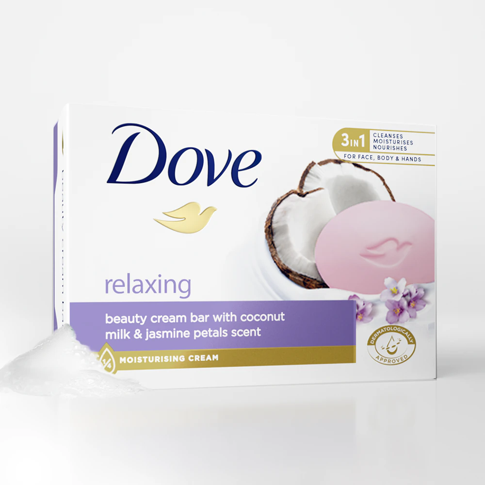 Dove Toiletzeep 90 gr.	Relaxing (Coconut Milk & Jasmine)