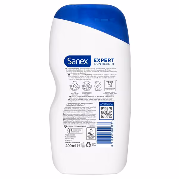 Sanex Shower 400ml.	Expert Hydrating