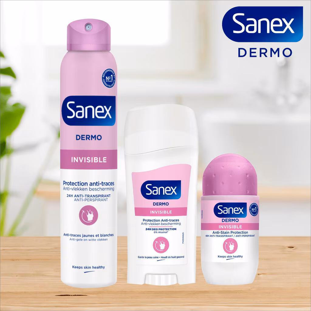 Sanex Roller 50 ml.	Dermo Invisible