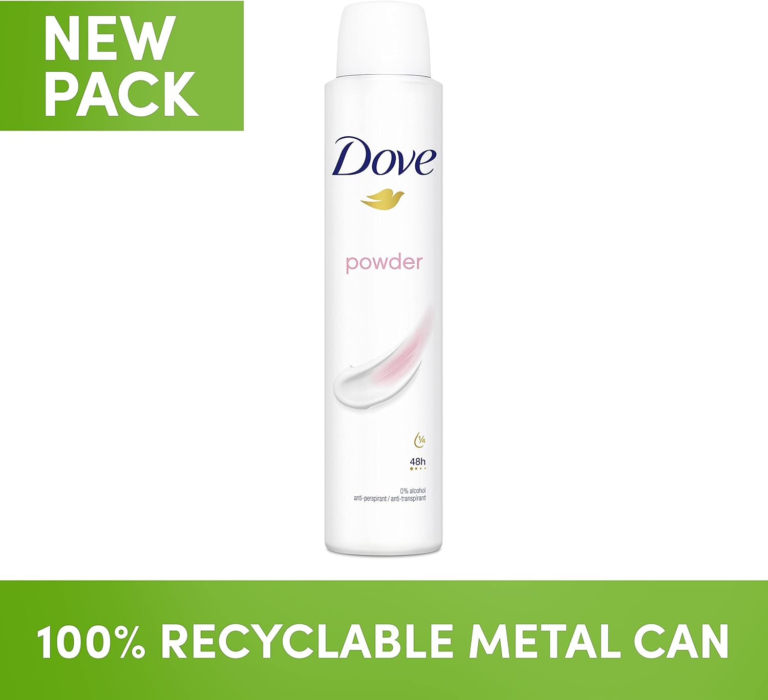 Dove Powder Soft Antiperspirant Deodorant 200 Ml