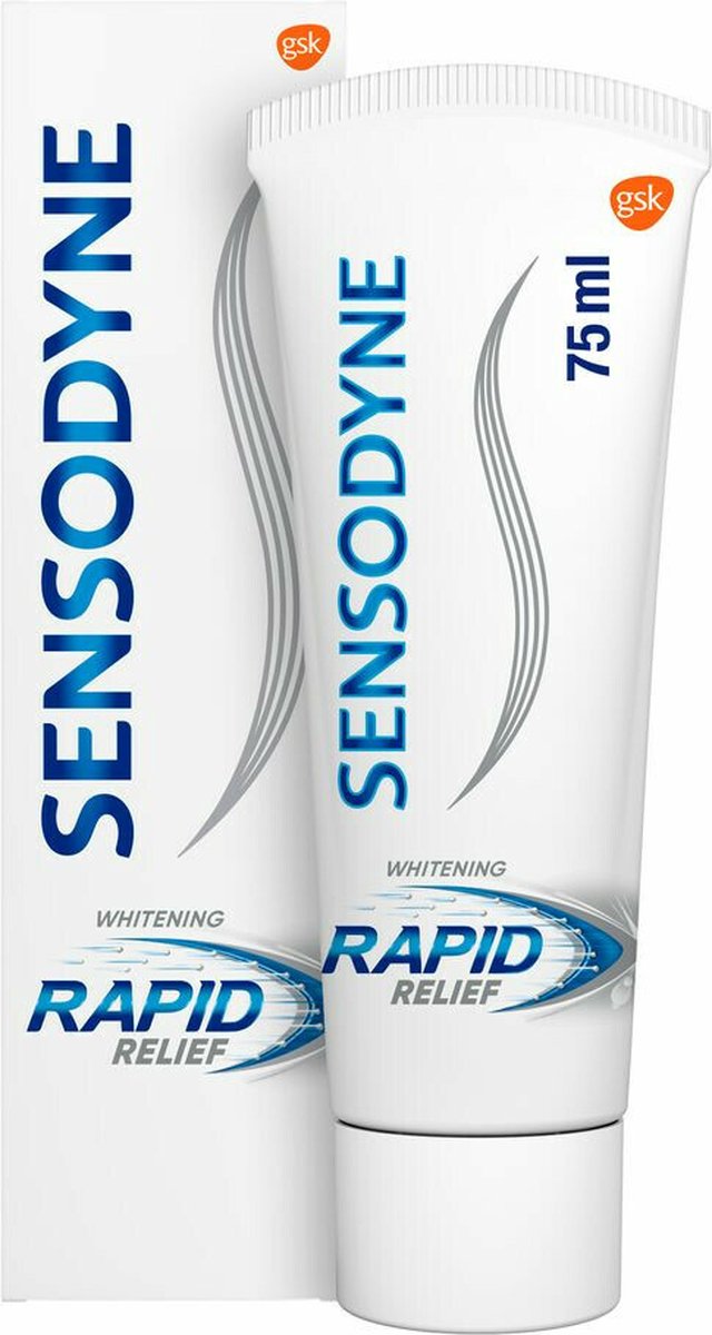Sensodyne Tandpasta 75 ml.	Rapid Relief Whitening