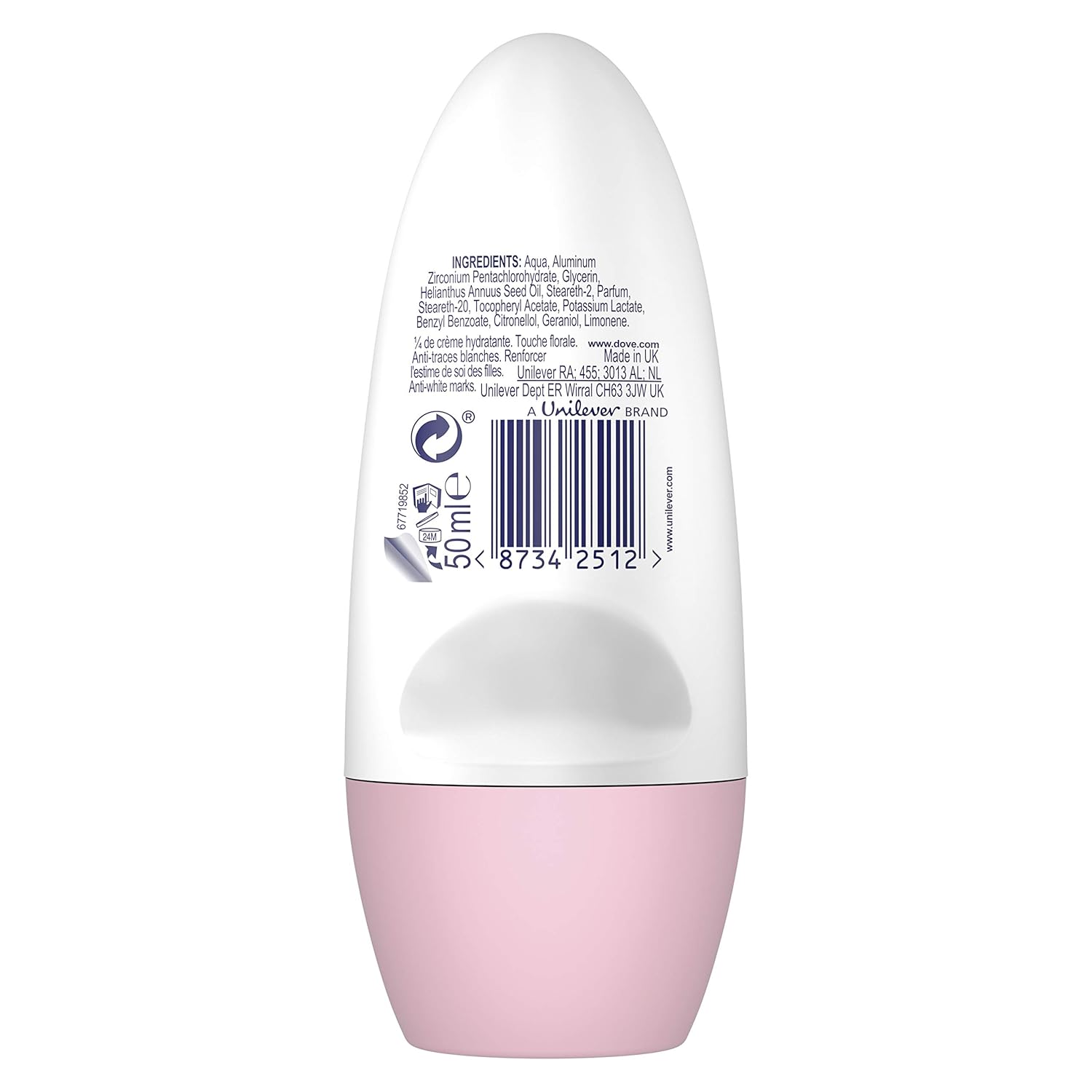 Dove Roll-On 50 ml.	Invisible Care
