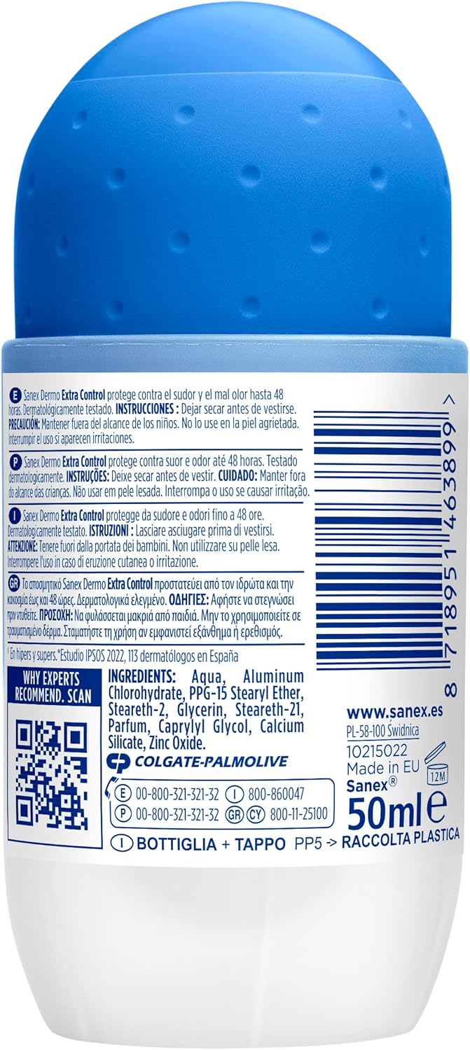 Sanex Roller 50 ml.	Dermo Extra