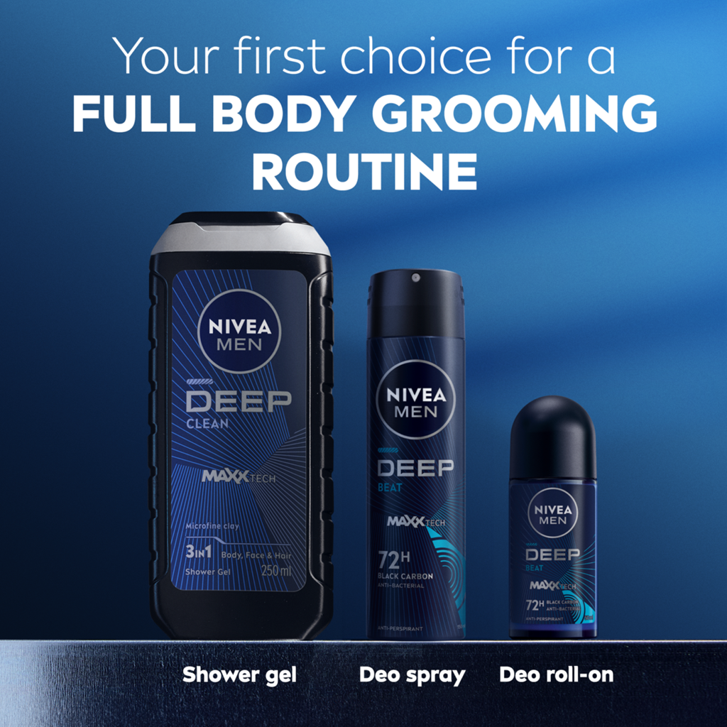 Nivea Deospray 150 ml. MEN	Deep Beat