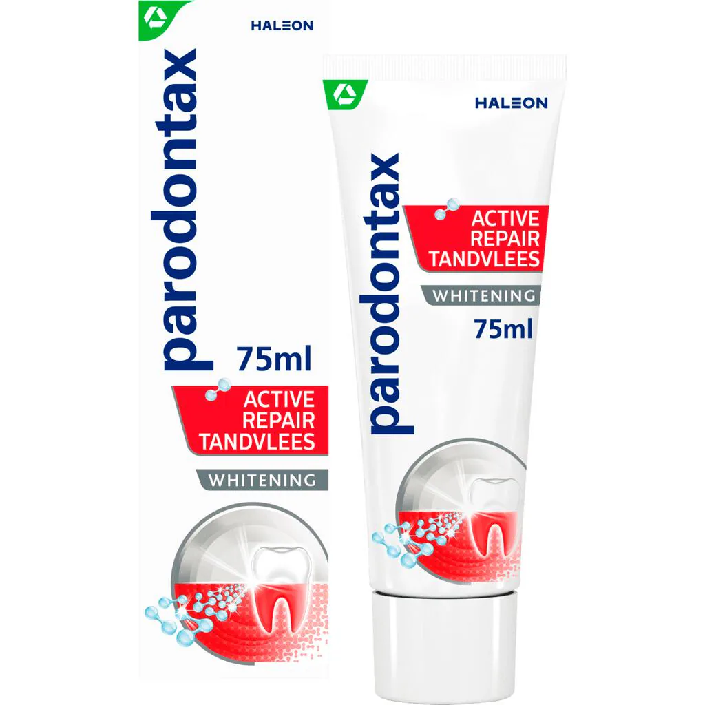 Parodontax Tandpasta 75 ml.	Active Repair Tandvlees Whitening