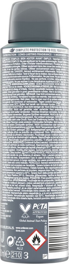 Dove Deospray 150 ml. Men+Care	Eucalyptus + Mint 72H